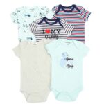 Sunnozy Bodysuits, 5Pcs