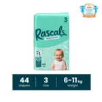 Rascal Premium Diapers, Size 3