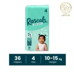 Rascal Premium Diapers, Size 4